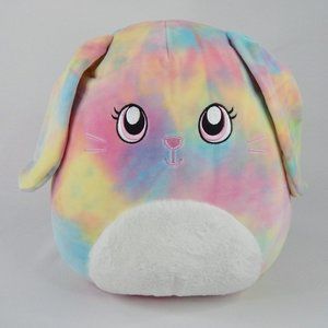 Squishmallows Candy Easter Bunny Rabbit Plush 12" Tie Dye Rainbow 2021 Toy New